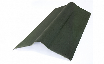 Конёк элемент SMART зеленый дл.1м (раб.85 см) фото Центр Металлокровли