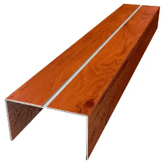 Рейка фасадная 57×37мм двойная усиленная