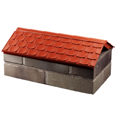 Парапет Elbrus Красный на 1 кирпич 255мм фото 3